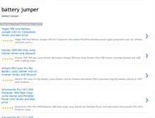 Tablet Screenshot of bestofbatteryjumperreviews.blogspot.com