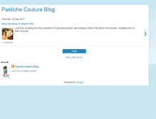 Tablet Screenshot of pastichecoutureblog.blogspot.com