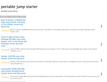 Tablet Screenshot of best-portablejumpstarterreviewed.blogspot.com