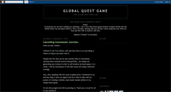 Desktop Screenshot of globalquestgame.blogspot.com