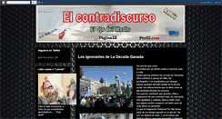 Desktop Screenshot of elcontradiscurso.blogspot.com