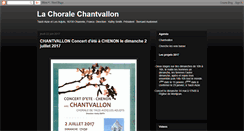 Desktop Screenshot of chantvallon.blogspot.com
