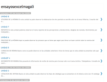 Tablet Screenshot of ensayosexcelmagali.blogspot.com