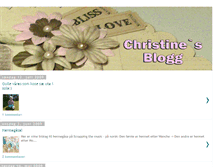 Tablet Screenshot of christineshobbyblogg.blogspot.com