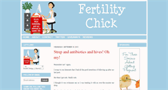 Desktop Screenshot of fertilitychick.blogspot.com