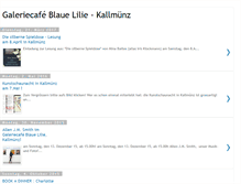 Tablet Screenshot of galeriecafe-blaue-lilie.blogspot.com