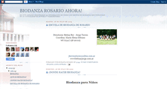 Desktop Screenshot of biodanzarosarioahora.blogspot.com