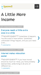 Mobile Screenshot of alittlemoreincome.blogspot.com