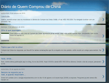 Tablet Screenshot of diariodequemcomproudachina.blogspot.com