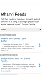 Mobile Screenshot of mharvireads.blogspot.com