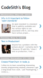 Mobile Screenshot of codesith.blogspot.com