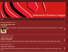 Tablet Screenshot of indonesianpremierleague.blogspot.com