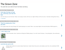 Tablet Screenshot of grownzone.blogspot.com