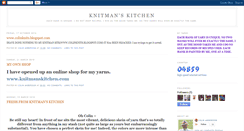Desktop Screenshot of knitmanskitchen.blogspot.com