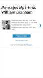 Mobile Screenshot of mensajesenaudio.blogspot.com