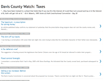Tablet Screenshot of daviscountywatch-taxes.blogspot.com
