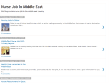 Tablet Screenshot of middleeastnursejob.blogspot.com