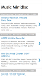 Mobile Screenshot of music-minidisc.blogspot.com