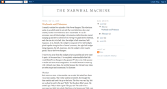 Desktop Screenshot of narwhalmachine.blogspot.com