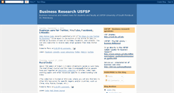 Desktop Screenshot of businessresearchusfsp.blogspot.com