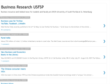 Tablet Screenshot of businessresearchusfsp.blogspot.com