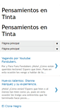 Mobile Screenshot of pensamientos-en-tinta.blogspot.com