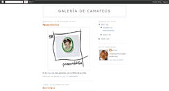 Desktop Screenshot of galeriadecamafeos.blogspot.com