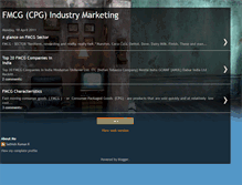 Tablet Screenshot of globalfmcg.blogspot.com