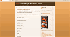 Desktop Screenshot of anotherwaytowastetimeonline.blogspot.com