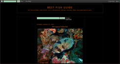 Desktop Screenshot of bestfishguide.blogspot.com
