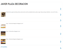 Tablet Screenshot of javierplazadecorador.blogspot.com