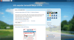 Desktop Screenshot of lamarankerjaonline.blogspot.com