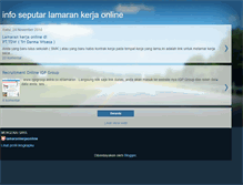 Tablet Screenshot of lamarankerjaonline.blogspot.com