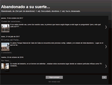 Tablet Screenshot of abandonadoasusuerte.blogspot.com