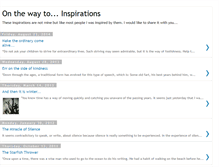 Tablet Screenshot of ondaway2inspire.blogspot.com
