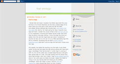 Desktop Screenshot of foot-bondage.blogspot.com