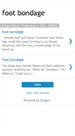 Mobile Screenshot of foot-bondage.blogspot.com