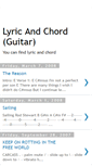 Mobile Screenshot of lyric-chord.blogspot.com