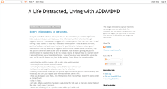 Desktop Screenshot of alifedistracted.blogspot.com