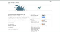 Desktop Screenshot of freesampletters.blogspot.com
