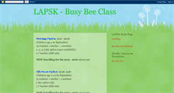 Desktop Screenshot of lapskbusybee.blogspot.com