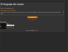 Tablet Screenshot of ellenguajedelcuerpo.blogspot.com