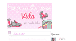 Desktop Screenshot of emagrecendoparaavida.blogspot.com