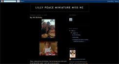 Desktop Screenshot of lillypeaceminimissnc2009.blogspot.com