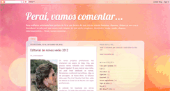 Desktop Screenshot of peraivamoscomentar.blogspot.com