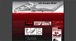 Desktop Screenshot of info-knalpot-mobil.blogspot.com