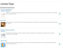 Tablet Screenshot of coretanfajar-anggi.blogspot.com