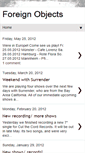 Mobile Screenshot of foreignobjectsboston.blogspot.com