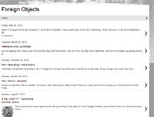 Tablet Screenshot of foreignobjectsboston.blogspot.com