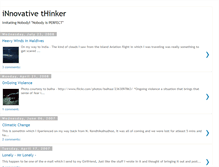 Tablet Screenshot of ennovativethinker.blogspot.com